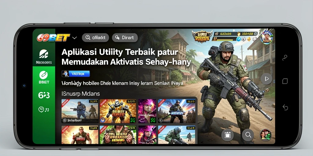 Tampilan antarmuka pengguna 69BET yang menarik dan intuitif.