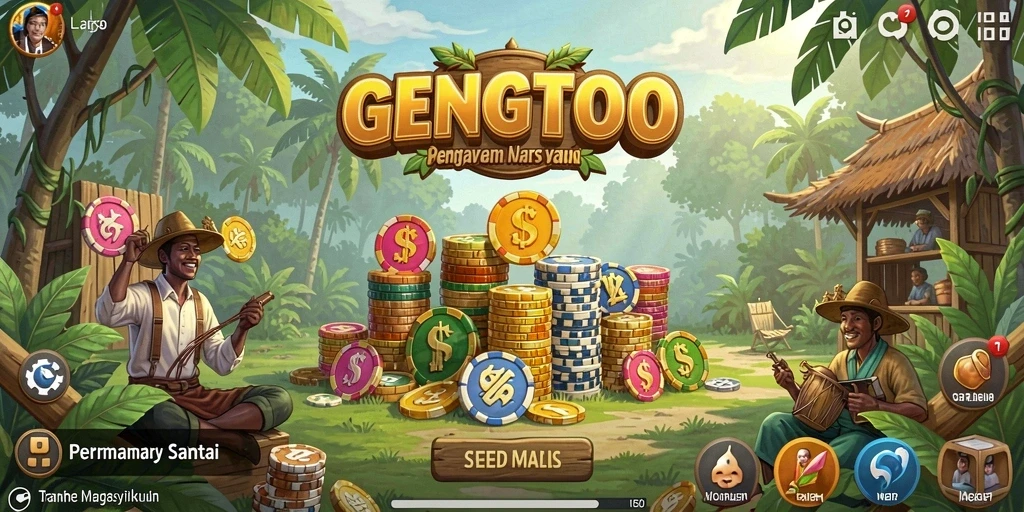 Tampilan gameplay GENGTOTO yang seru dan menarik.