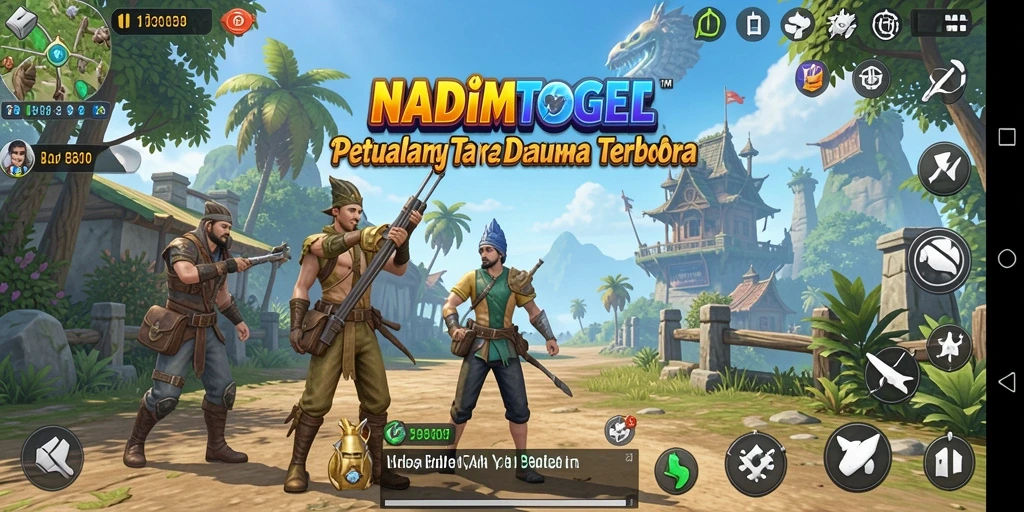 Gameplay NADIMTOGEL yang luas dan menakjubkan.