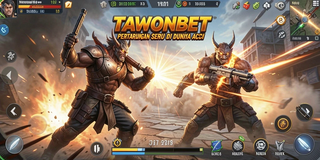 Menampilkan aksi mendebarkan dalam TAWONBET dengan grafis cemerlang.