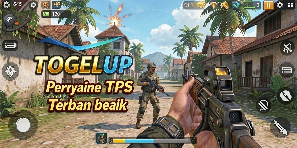 Tampilan gameplay TOGELUP yang penuh aksi dan intens.
